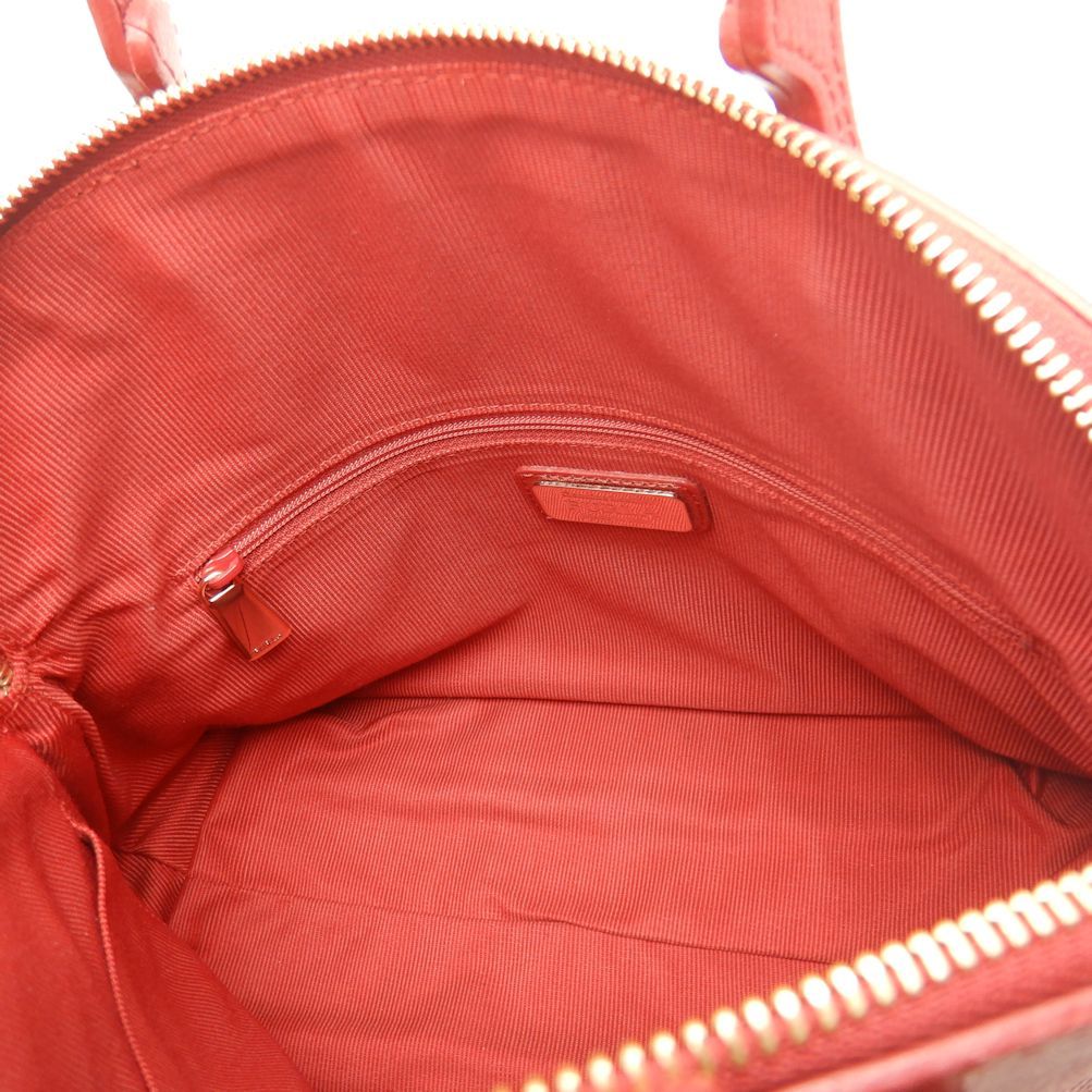 Furla フルラ パイパー ハンドバッグ 2WAY レザー レッド/251886【中古  