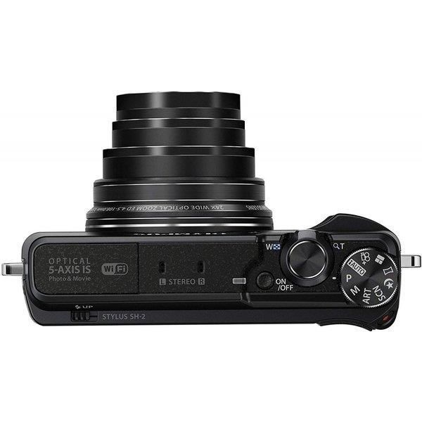 オリンパス OLYMPUS STYLUS SH-2 ブラック SDカード付き