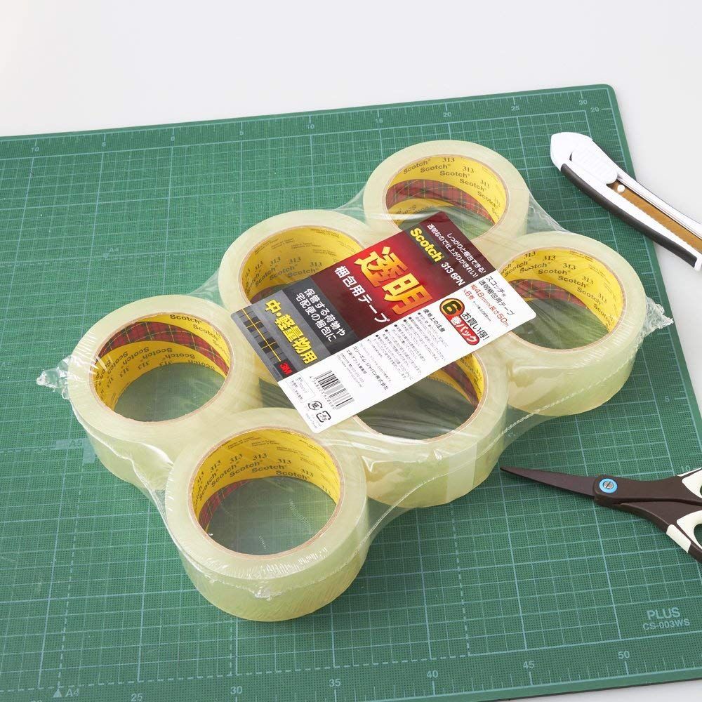 スリーエムジャパン スコッチ（Ｒ）透明梱包用テープ中・軽量物用６巻×６ - 4