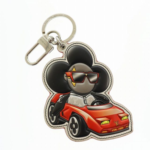 ルイヴィトン LOUIS VUITTON ポルトクレ スポーティーカー ヴィヴィエンヌ モノグラム バッグチャーム M00960 赤 レッド ブランド古着ベクトル AA ●▲ 250425
