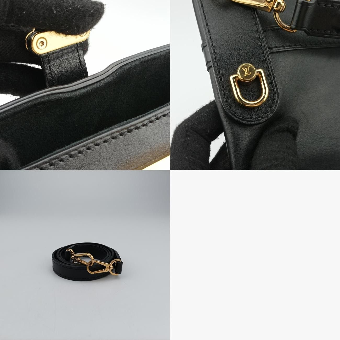 ルイヴィトンLouis VuittonダッフルバッグブラックカーフスキンM53044DU0178