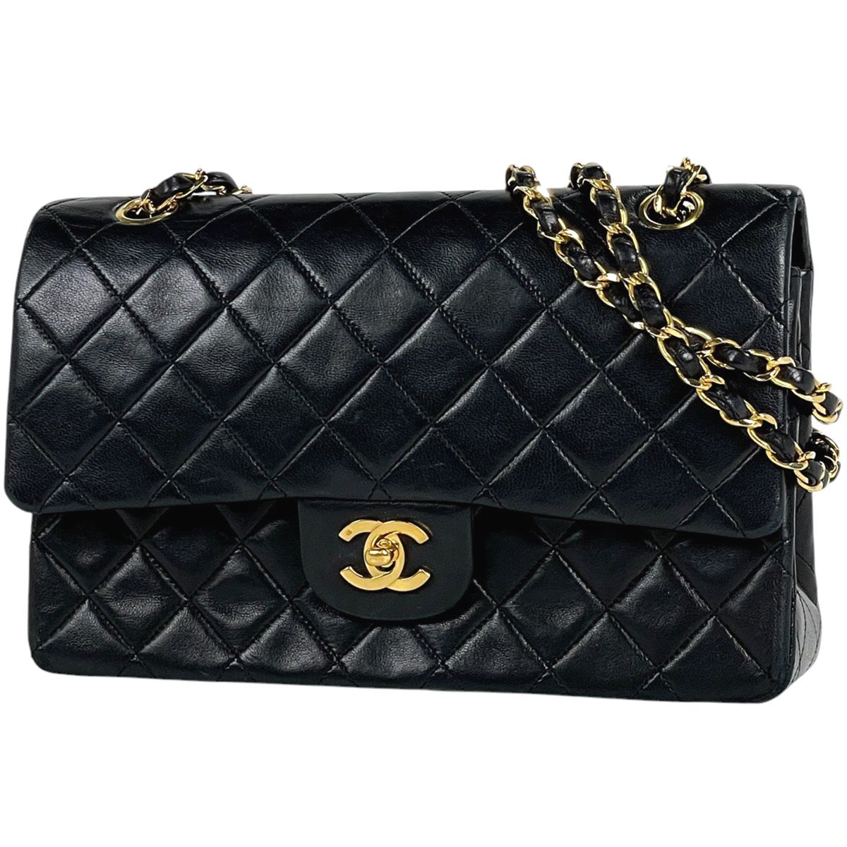 ジャンク品】シャネル CHANEL マトラッセ Wフラップ チェーン 