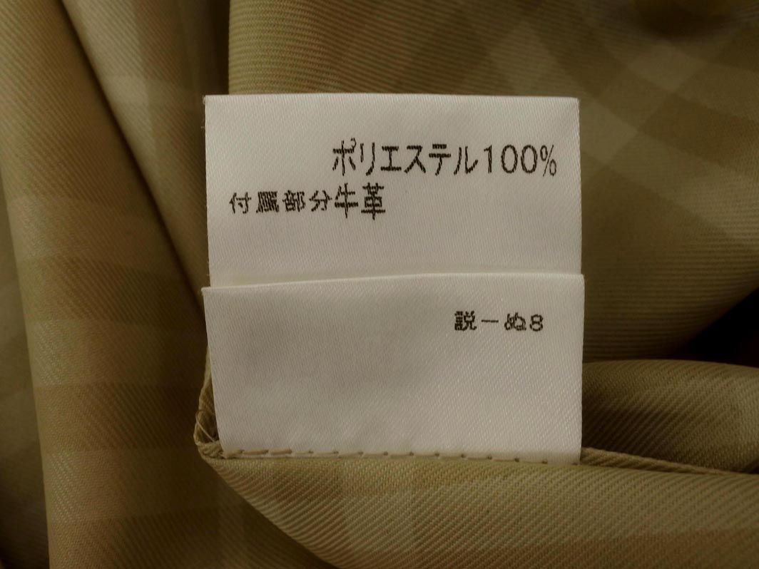 BURBERRY バーバリー LONDON チェック ハーフ トレンチ コート