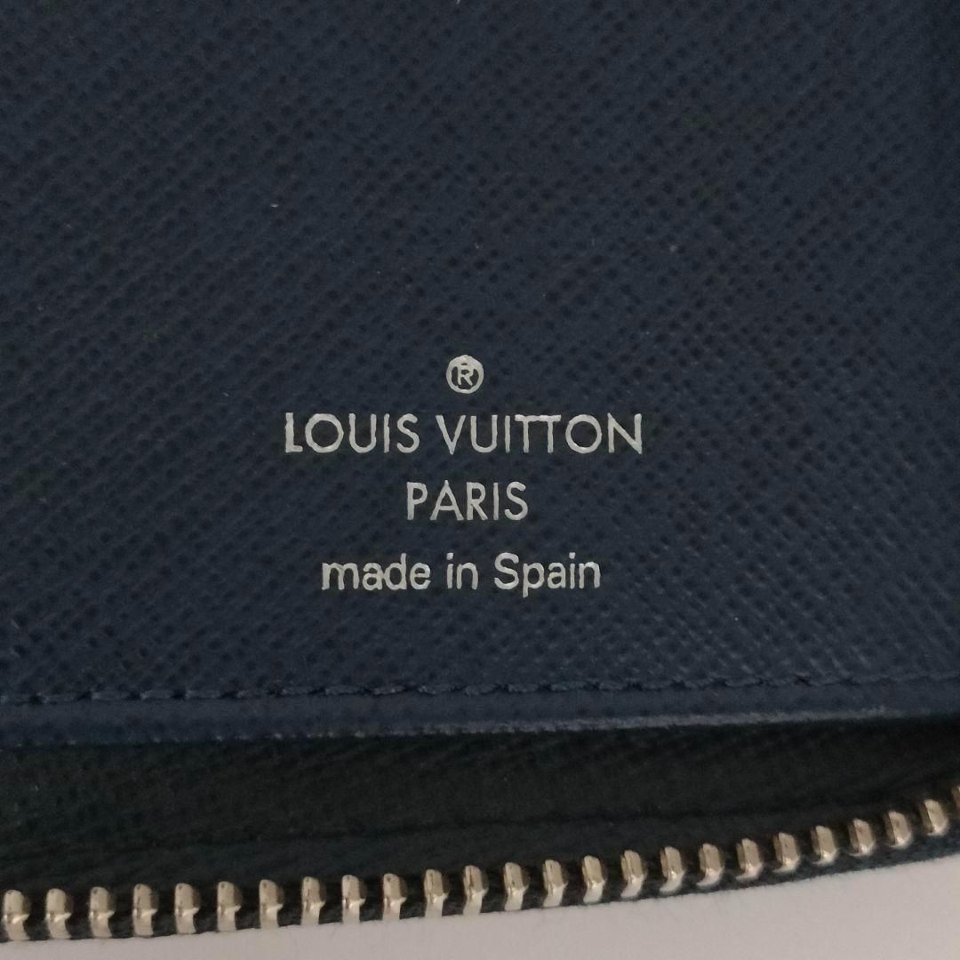 ルイヴィトン タイガ ジッピーウォレット ネイビー  メンズ　E81 ルイヴィトン LOUISVUITTON タイガ ジッピーウォレット ヴェル