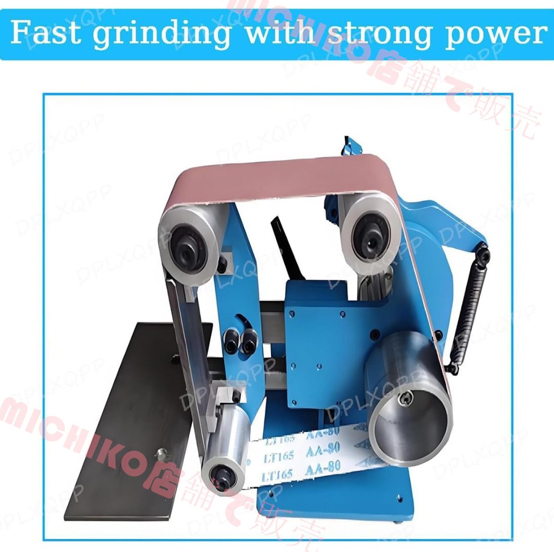 ベンチグラインダー 無段階速度調整機能付き電動ベルトサンダー 915x50mm 垂直 水平デュアル設計 オールスチールボディ研磨 研削盤 750W HRDEVELOPMENT_JP