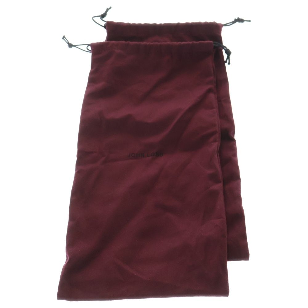  JOHN LOBB ジョンロブ TURF ターフ スウェードレザーチャッカブーツ アンクルブーツ レッド ブラウン 7 25 cm 4613 ブーツ 革靴 靴