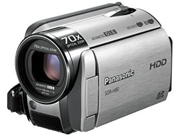 [Used] Panasonic SD/HDD video camera silver SDR-H80-S