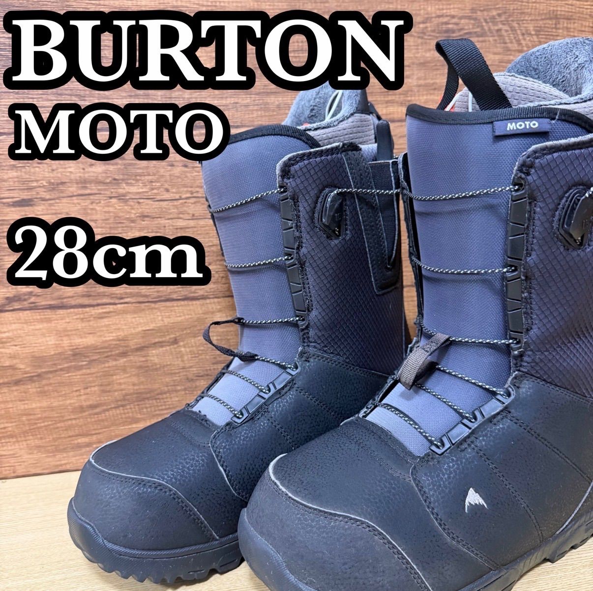 バートン ブーツ スノーボード モト Burton moto SNOWBOARD スノーボード オールラウンドモデル パウダー ジャンプ グラトリ ジブ トリック フリーラン カラー ブラック マウンテンロゴ 訳あり