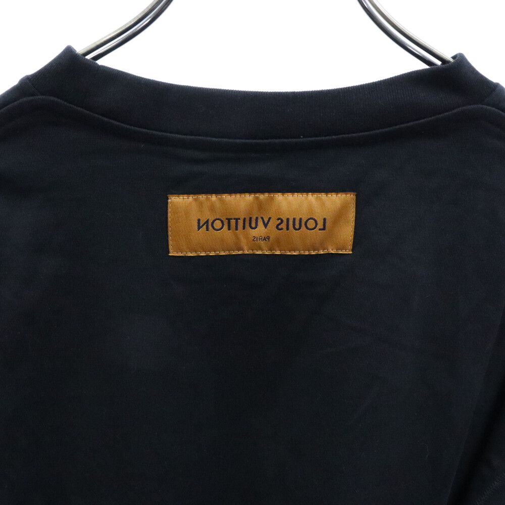 LOUIS VUITTON ルイヴィトン 23SS LVフェード プリンテッド ロングスリーブ 長袖Tシャツ カットソー ブラック RM231M NPG HOY31W