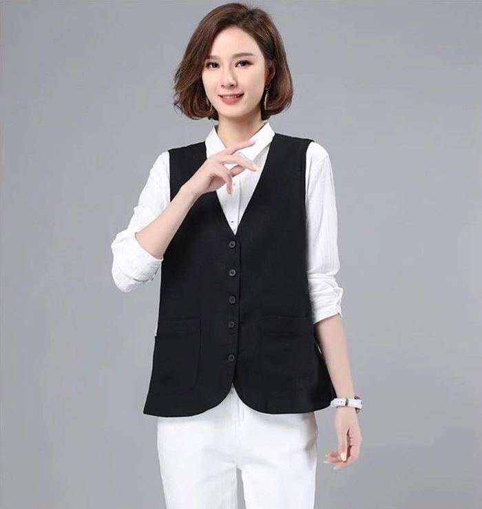 AKIKO OGAWA ネイビーストライプ ジャケットスカート セットアップ36