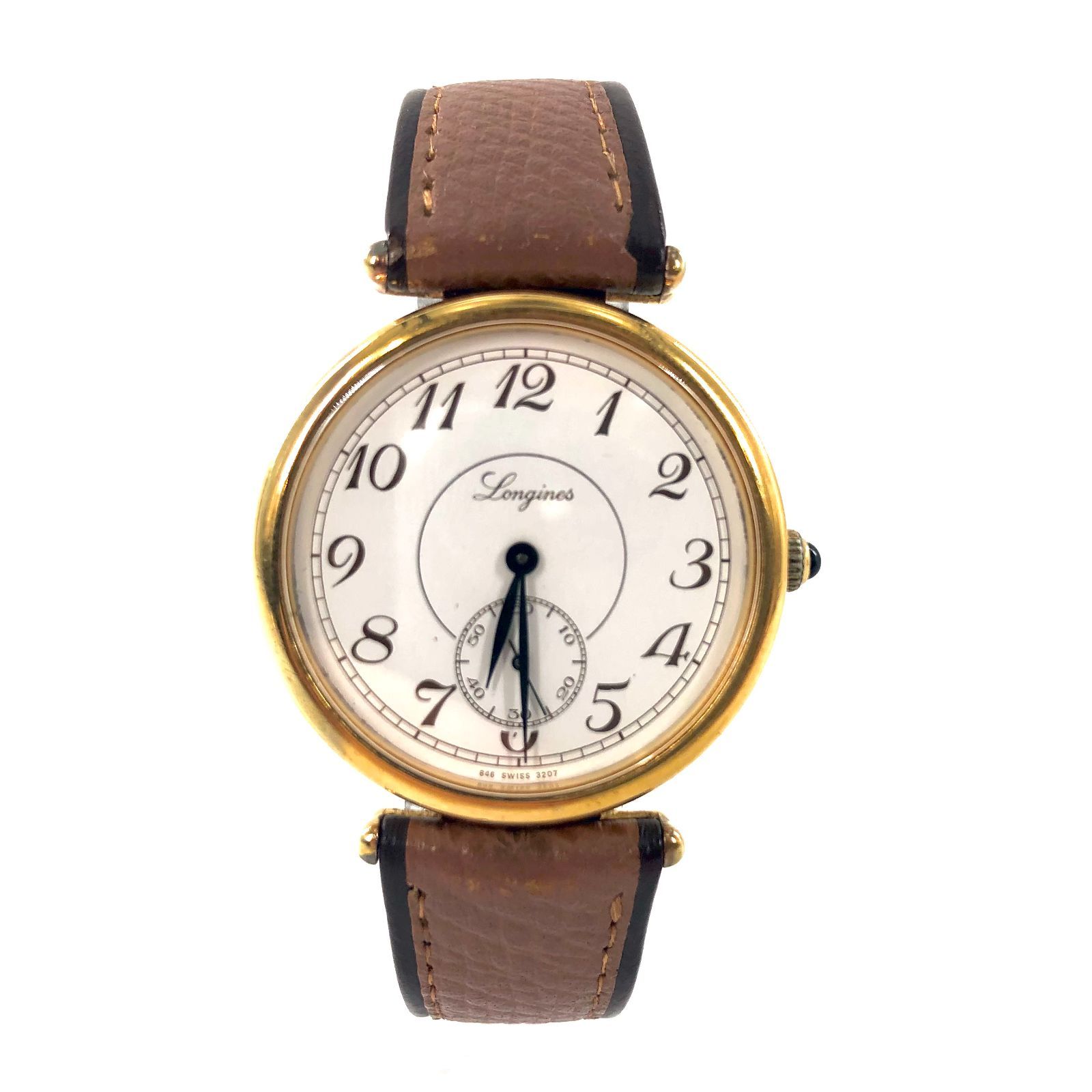 LONGINES ロンジン 846 3207 SS×レザー/手巻き スモールセコンド