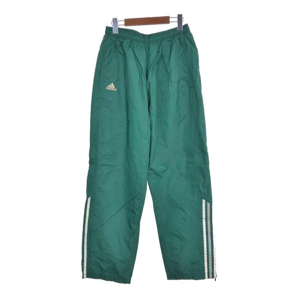 00年代 adidas アディダス ナイロンパンツ スポーツ グリーン (メンズ M) 中古 古着 T1861