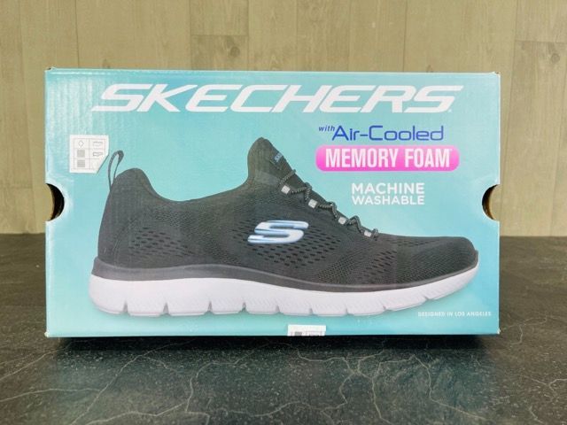 新品 SKECHERS スケッチャーズ レディースサミッツ 23-24.5cm 黒 Air