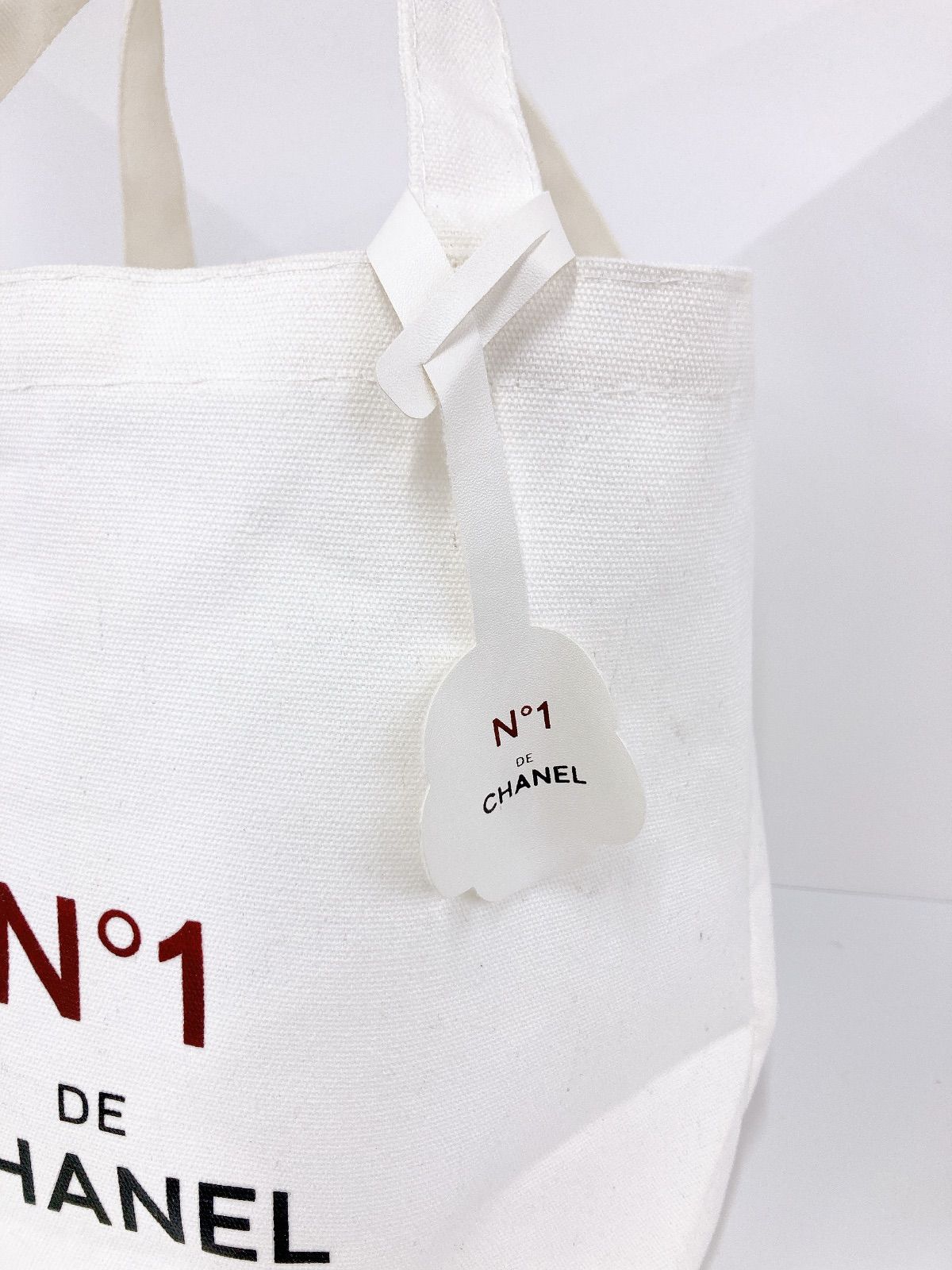 ○ CHANEL シャネル ノベルティ トートバッグ 白 ホワイト レア 希少