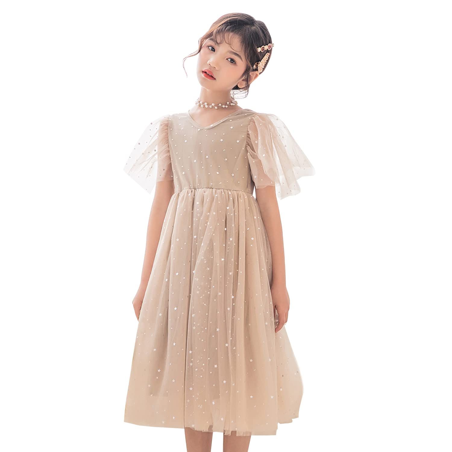 【在庫処分】入園式 フォーマル 発表会 チュール パーティー 結婚式 ジュニアドレス ガールズ キッズ ワンピース ピアノ 女の子 子供ドレス [Neimo]