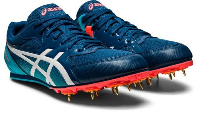 asics アシックス EFFORT 13 MAKO BLUE/WHITE 25 1093A167 401 | スポーツ スポーツ用品 グッズ ツール 雑貨 靴 シューズ 25センチ レディース メンズ ジュニア 陸上 スパイク 青 ブルー 白 ホワイト