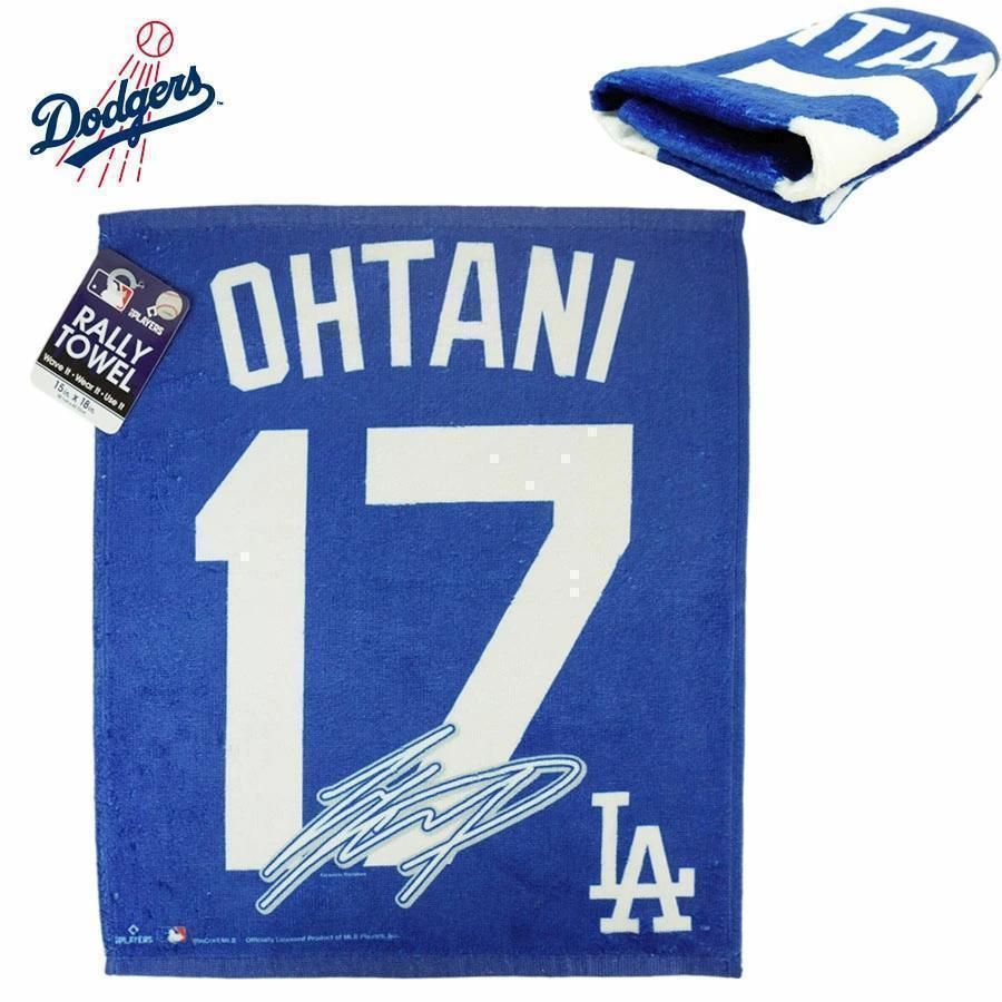 新品ドジャースオフィシャルグッズ大谷翔平ハンドタオルバス