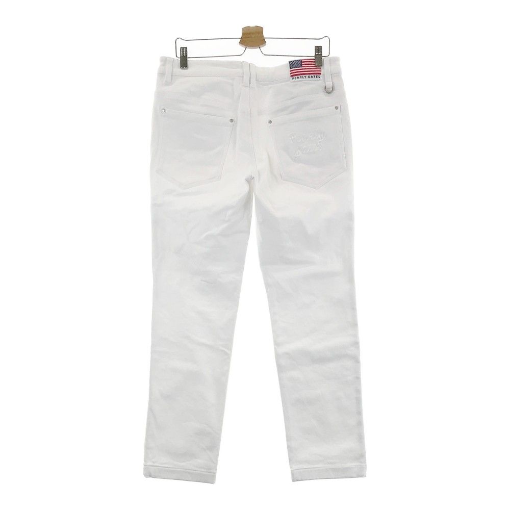サイズ：5 PEARLY GATES パーリーゲイツ  パンツ  ホワイト系 [240101428096] ゴルフウェア メンズ ストスト サイズ：5 PEARLY GATES パーリーゲイツ パンツ ホワイト系