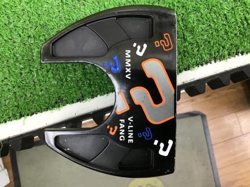 オデッセイ MILLED COLLECTION SX V-LINE FANG 34インチ パター PT スチール フレックスその他 メンズ 男性用 右利き 右用 Dランク ゴルフクラブ