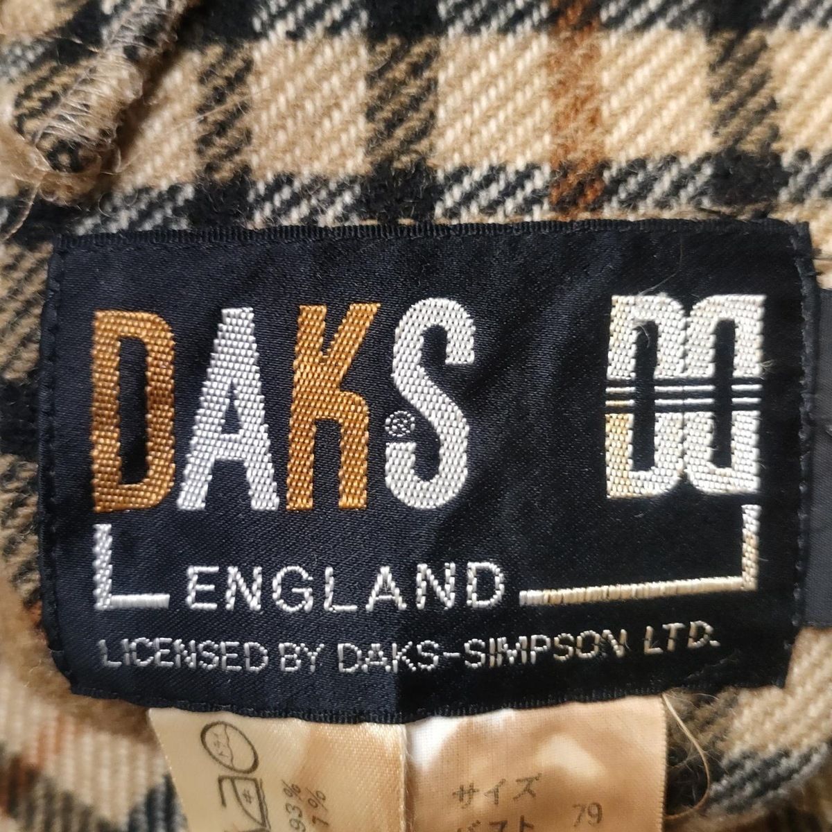 DAKS(ダックス) コート サイズ7AR S レディース - ベージュ