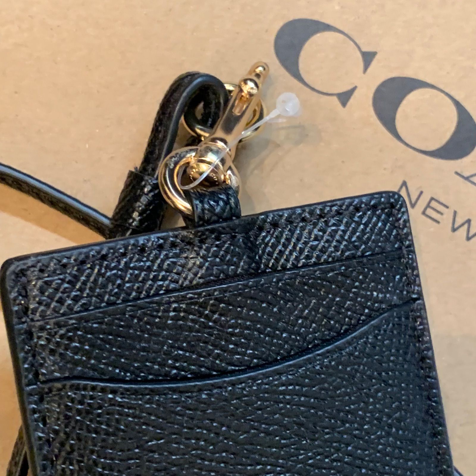 新品 コーチ ランヤード IDケース レザー COACH - メルカリ