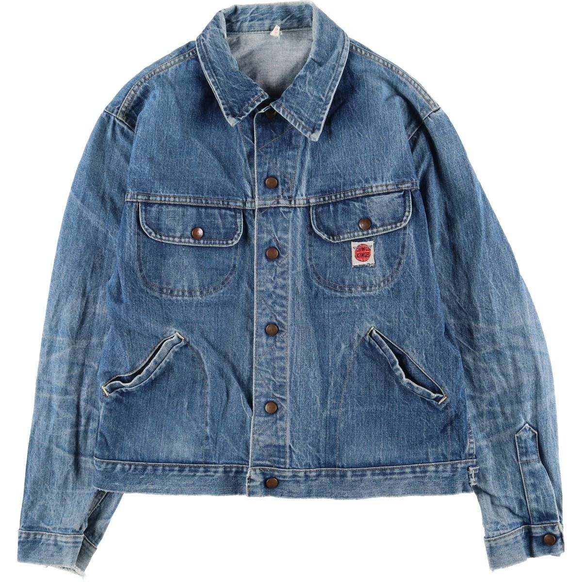 古着 70年代 GWG KINGS デニムジャケット Gジャン メンズL相当