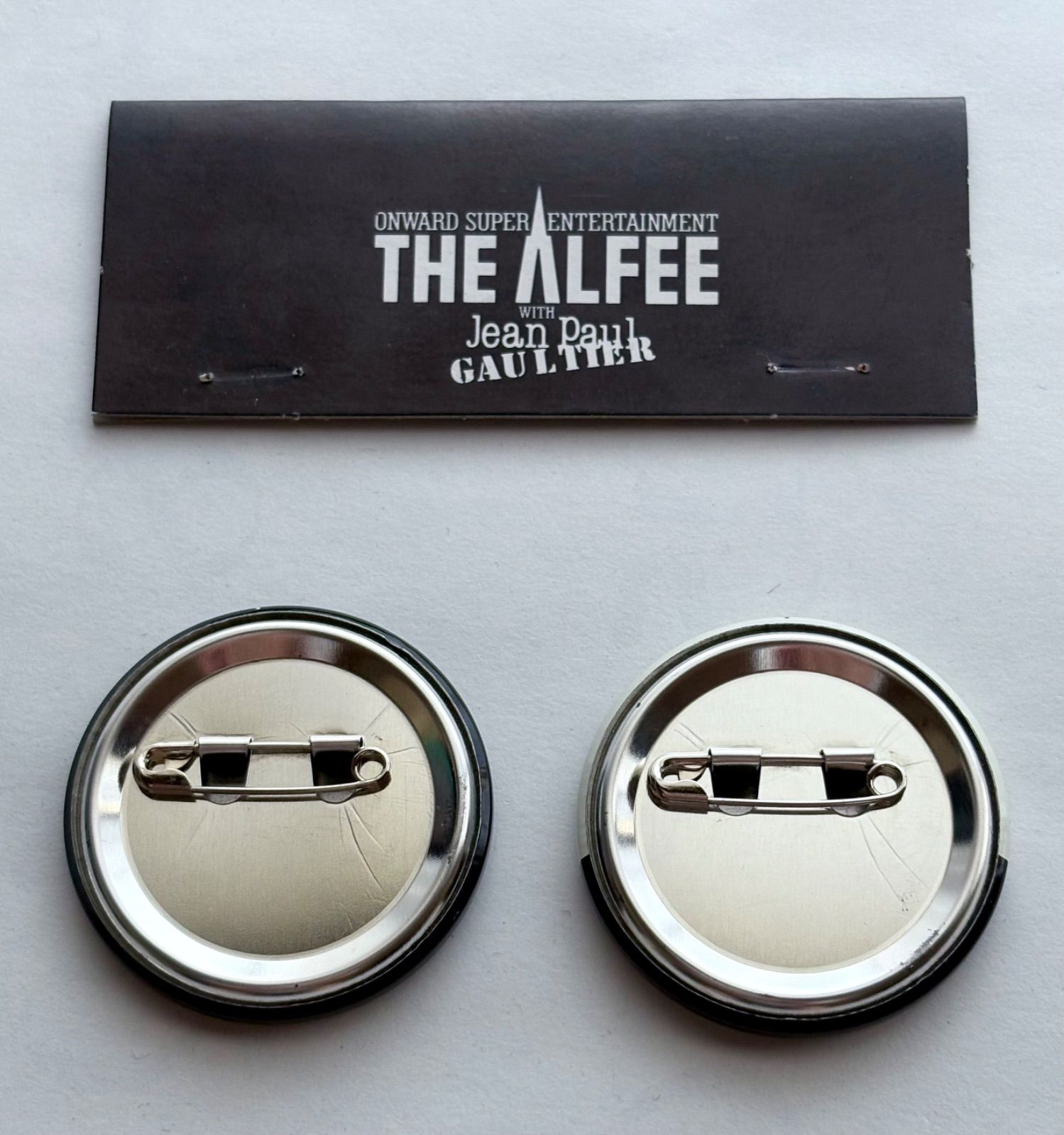 THE ALFEE グッズ with Jean Paul GAULTIER バッジ 2ケ - メルカリ