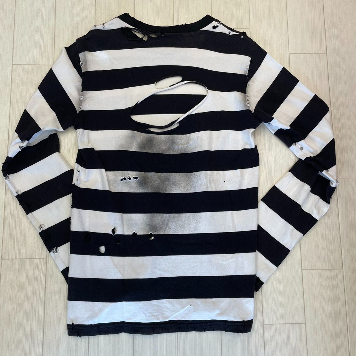 NUMBER (N)INE 02SS モダンエイジ期 ボーダー ロンT 【公式通販】