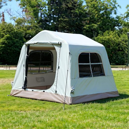 新品 インフレータブル式テント 2〜4人用 簡単設営 大型200cm 新品