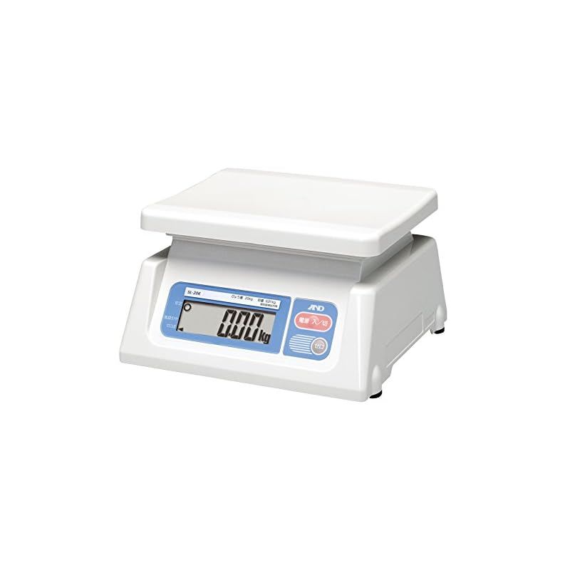 彡A-D デジタルはかり SL-20K ≪ひょう量 20kg 最小表示 0.01kg 皿寸法 230 W *190 D mm 検定無≫ 計量法準拠製品 0