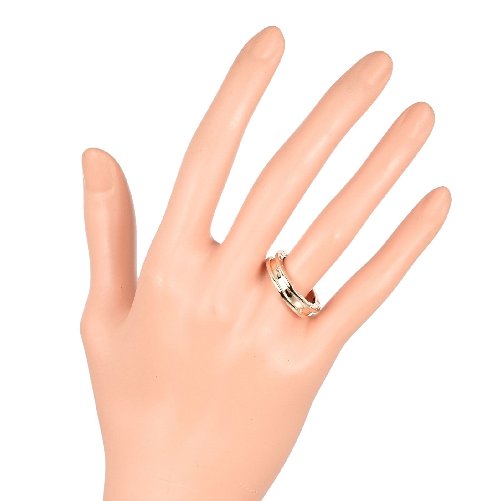 BVLGARI】ブルガリ ビーゼロワン 1バンド XS B.ZERO1 K18ピンク