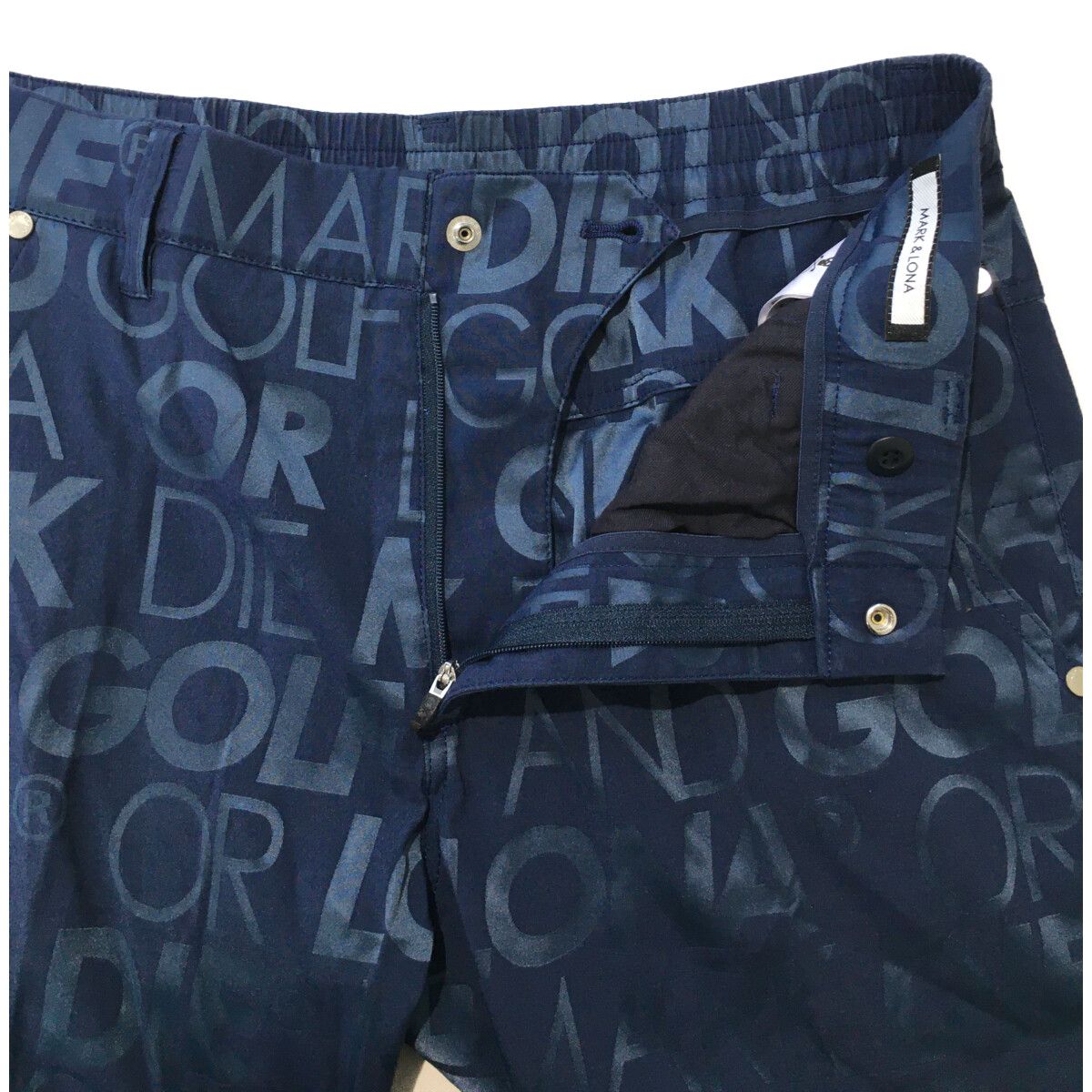 MARK&LONA マークアンドロナ パイル地 サイズ46 ネイビー MARK & LONA