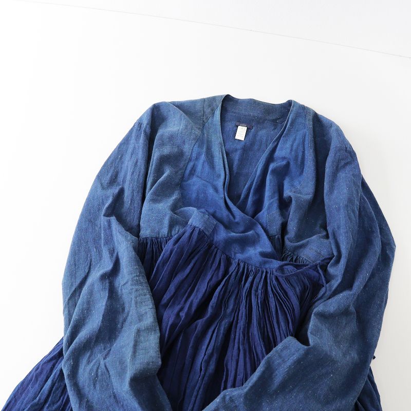ドーサ DOSA インディゴ染 カディコットン ラバリジャケット 2/ブルー  