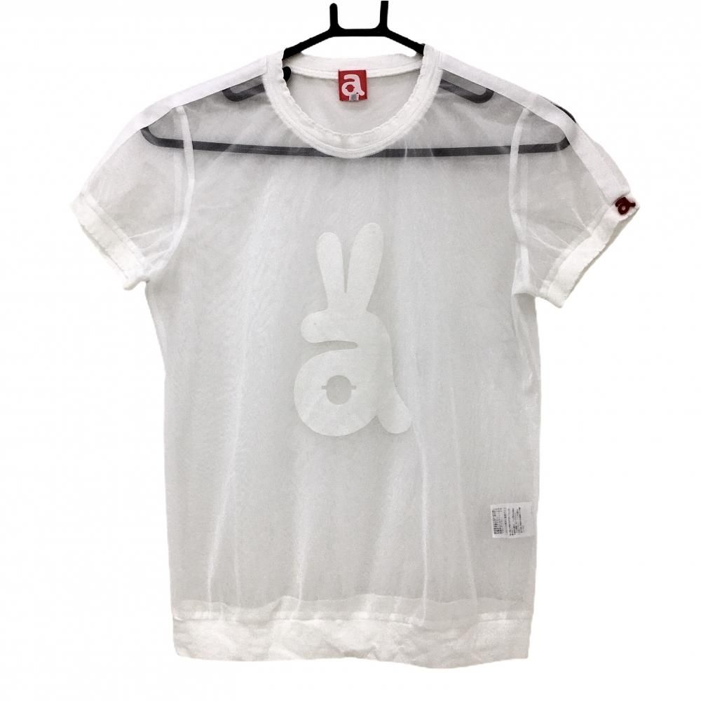 ☆特価☆【美品】アルチビオ 半袖プルオーバー 白 透け感 薄手