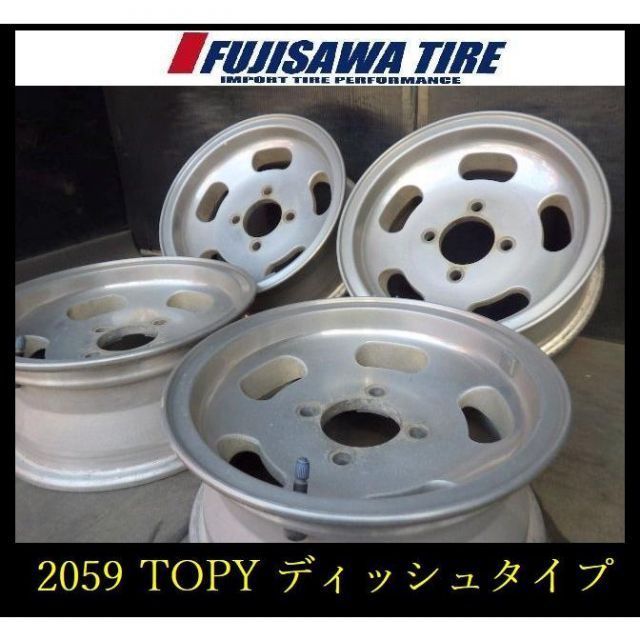 2059 FK1102275◆TOPY ディッシュタイプ◆13x5.5JJ 4穴 PCD114.3 5◆4本◆