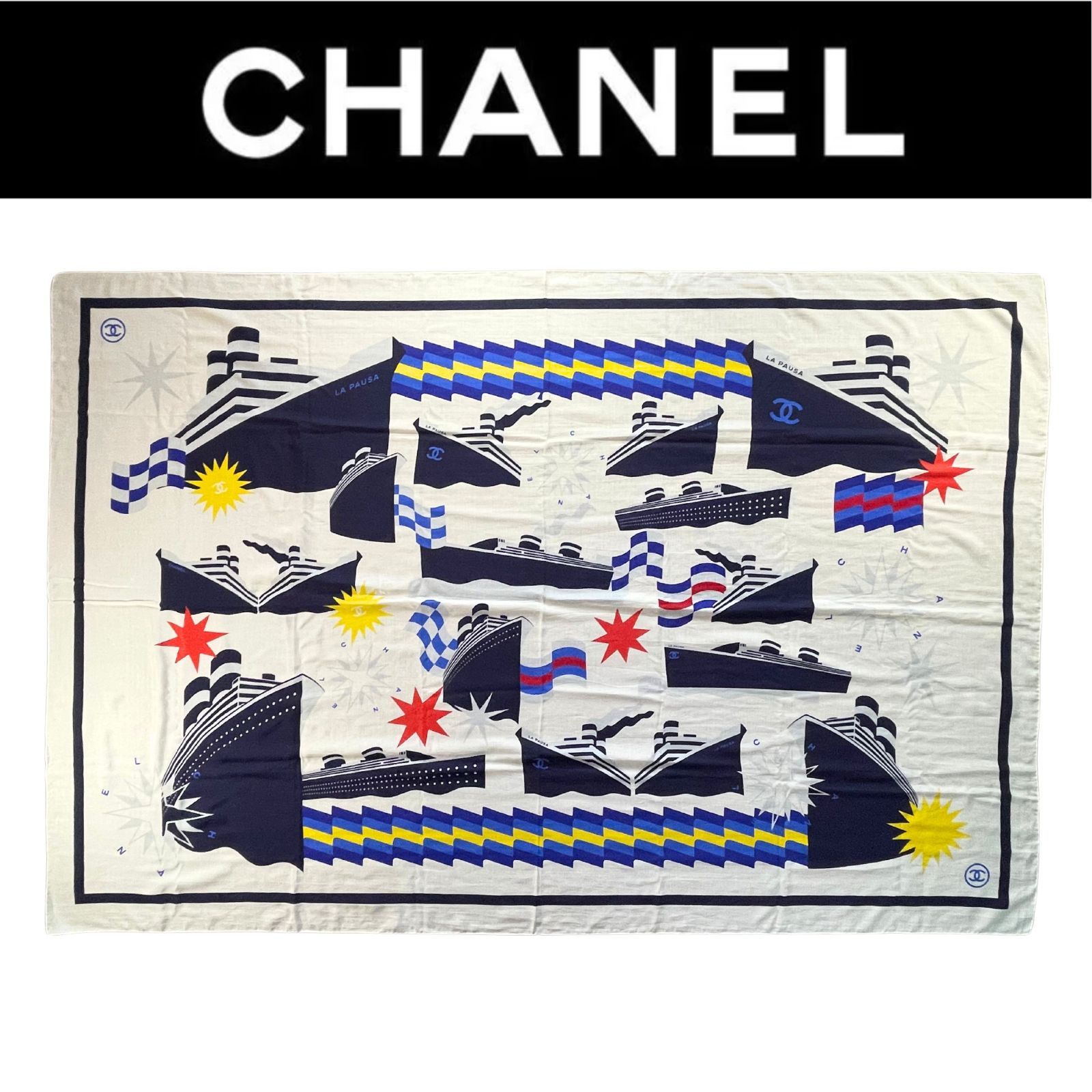新品未使用】CHANEL シャネル 大判パレオ レディース ストール