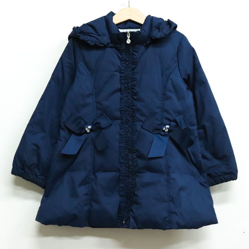 メゾピアノ ダウンジャケット ダウンコート リボン アウター キッズ  