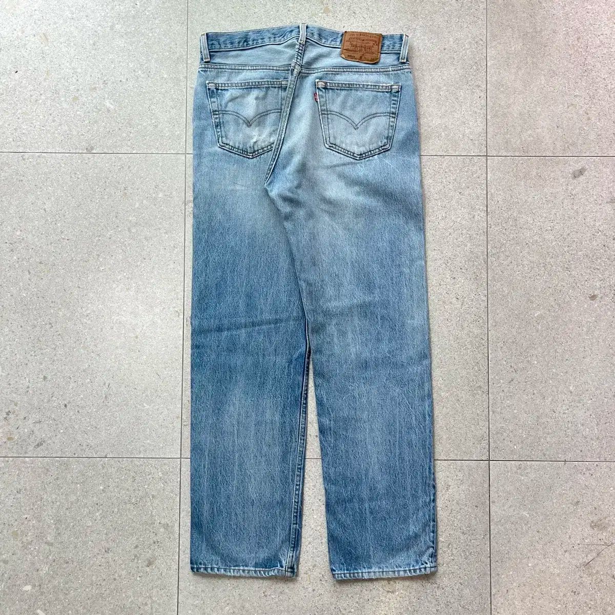 は*い様 【希少】90年代 USA製 リーバイス501 34×34 Levi's - 90s リーバイス501 USA製 30×34 濃紺 ヒゲ/ハチノスの