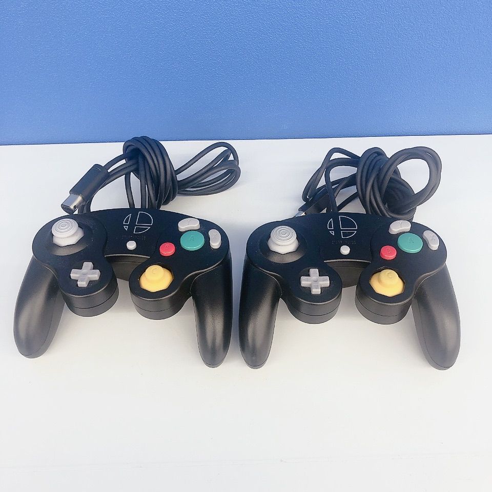 ゲームキューブ コントローラー 2個セット 黒 ゲームキューブ