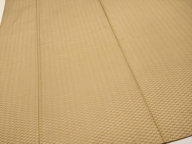 平和屋本店■極上　山下八百子　本場黄八丈　市松綾織　紬　逸品　CYAA3032s5 平和屋本店□極上 山下八百子 本場黄八丈 市松綾織 紬 逸品 CYAA3032s5