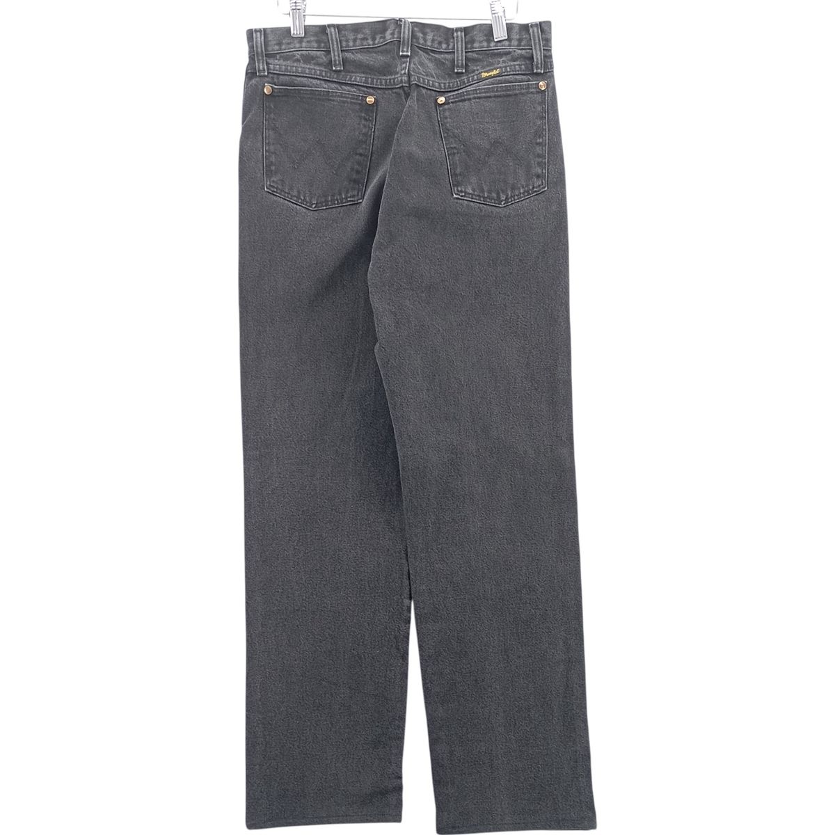 古着 80 90年代 ラングラー Wrangler ブラックデニム ストレートデニムパンツ メンズw32相当 ヴィンテージ eaa419395