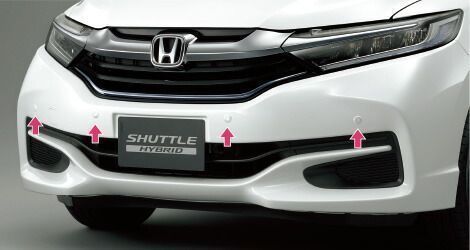 HONDA ホンダ 純正 SHUTTLE シャトル フロントセンサー 本体 プレミアムクリスタルレッドM 2017.9～仕様変更 08V66-TD4-0B0K