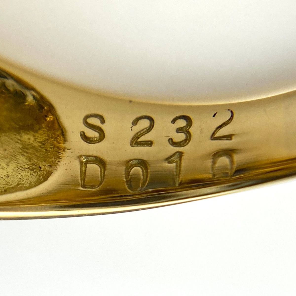 サファイア デザインリング K18 イエローゴールド メレダイヤ 指輪