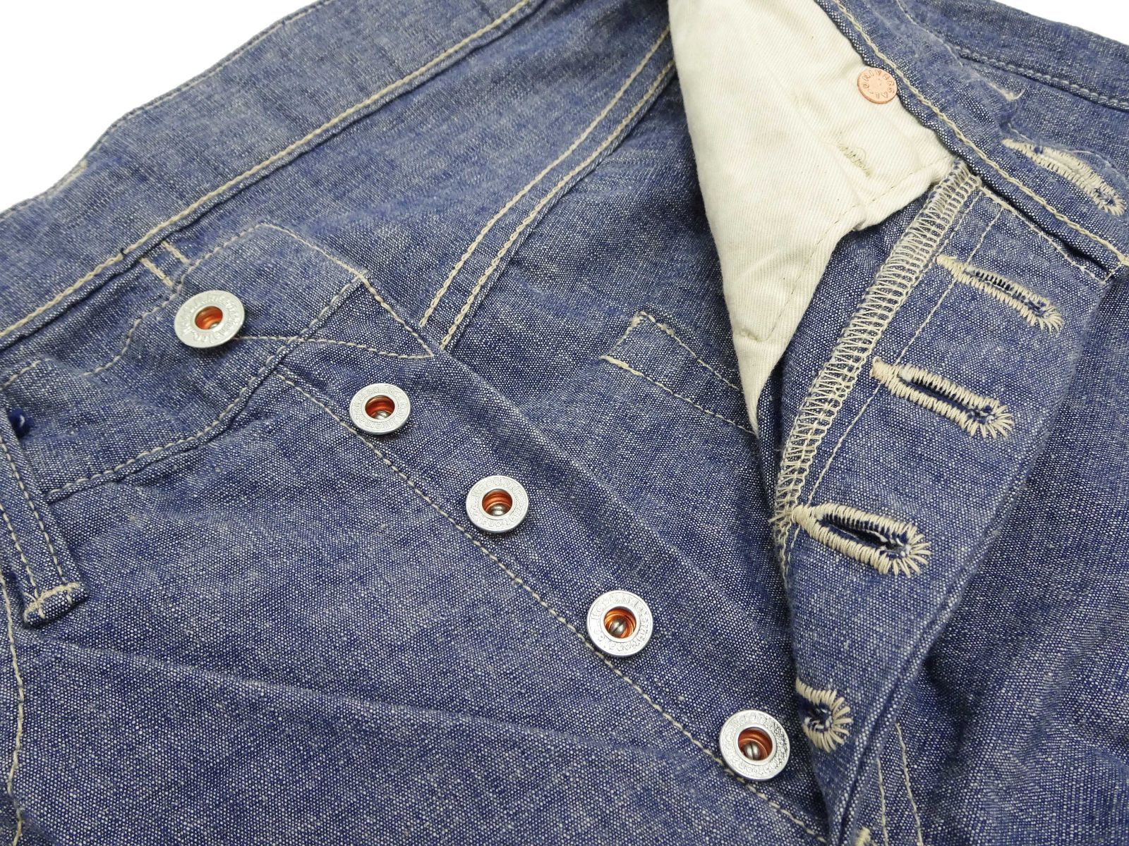 鬼デニム ONI-200 シャンブレーパンツ ONI Denim 8oz セルビッチ