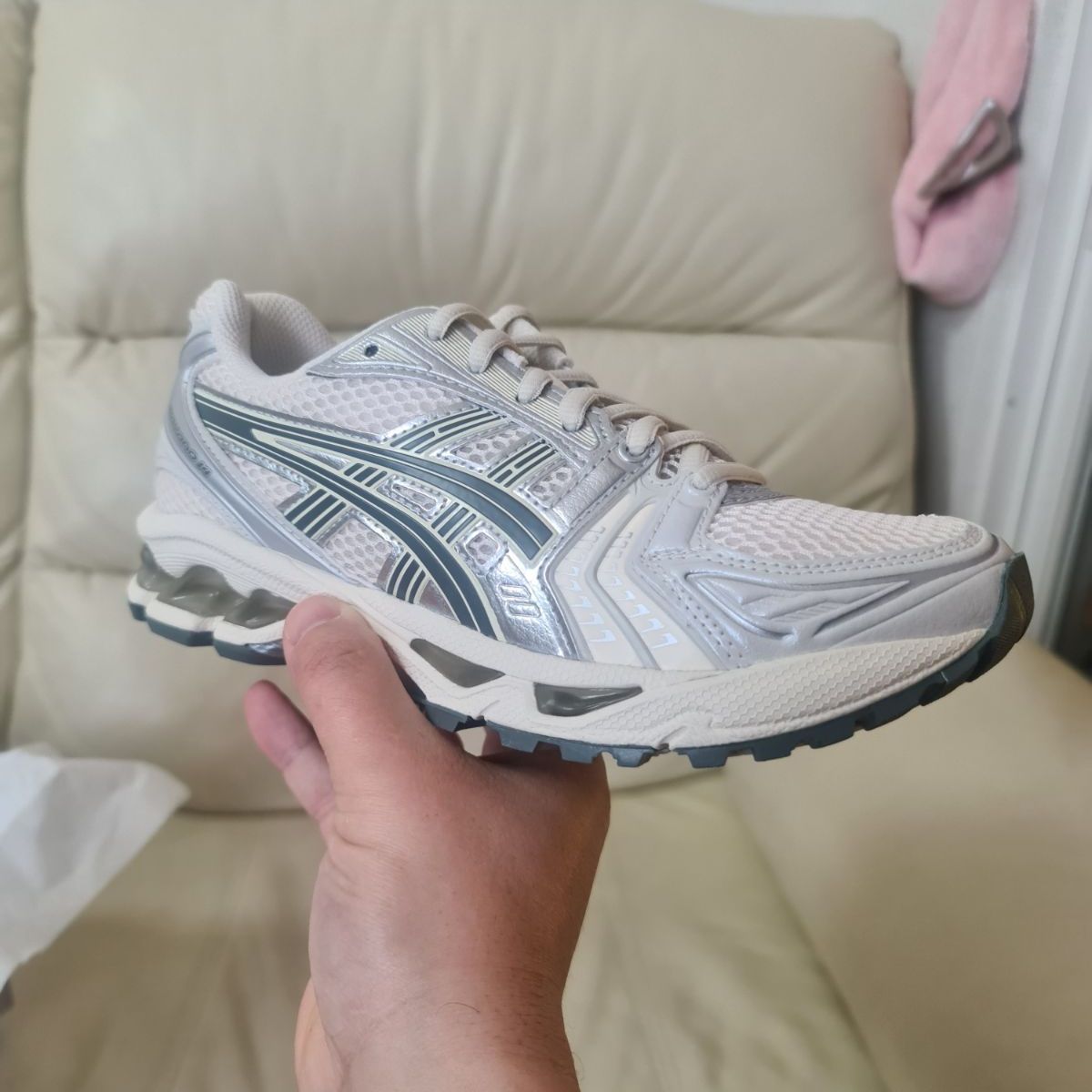 Asics Gel Kayano 14 Birch Dark Pewter アシックス ゲルカヤノ14 バーチ ダークピューター