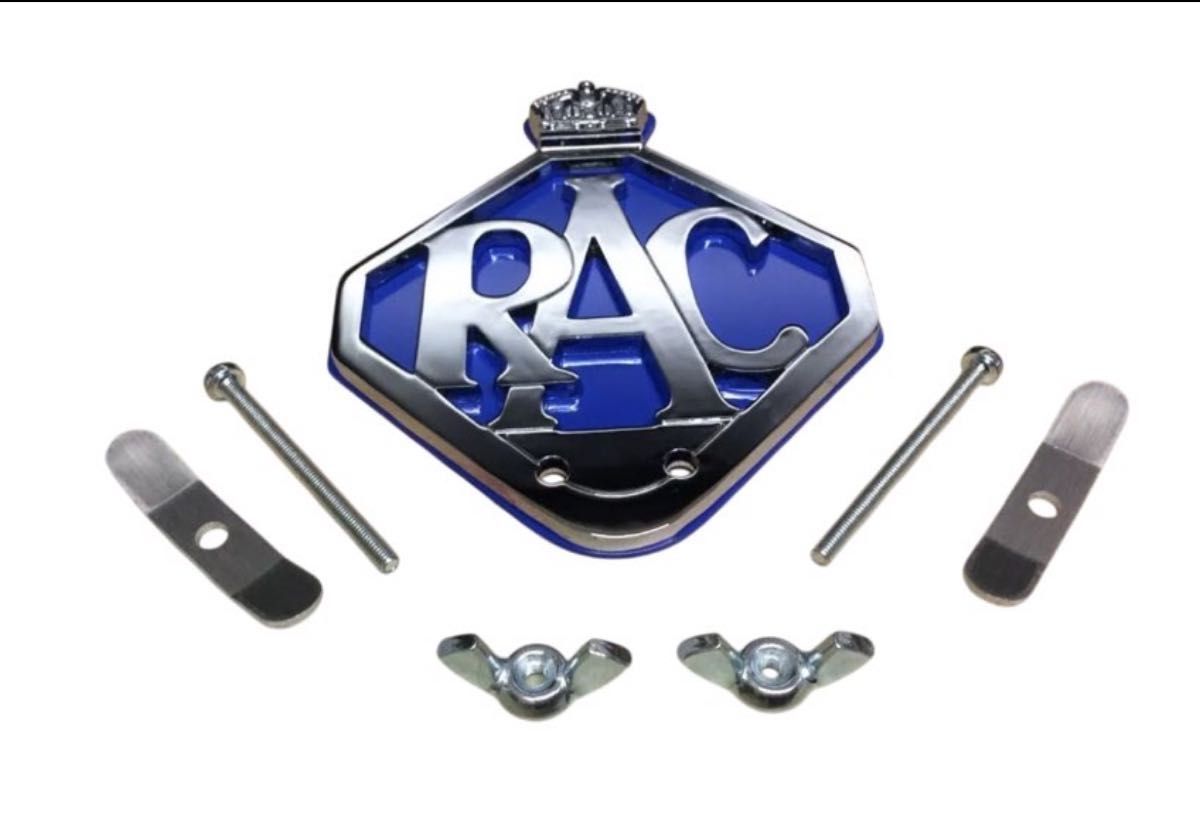 RAC グリル バッジ カー バッチ ダイヤ型 1940 ミニ ジャガー 英国製