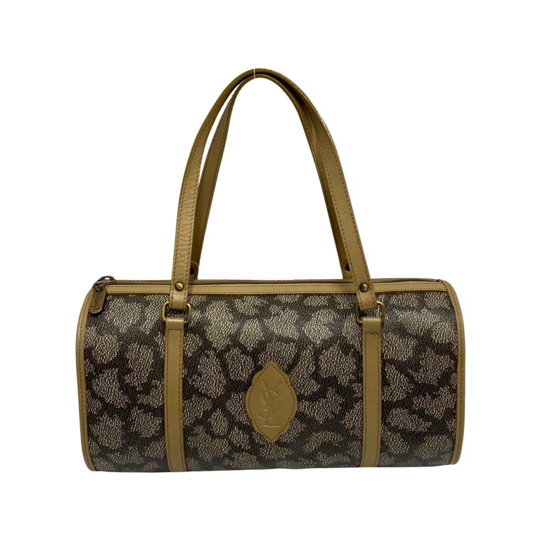 イヴサンローラン 極美品 ヴィンテージ YSL ロゴ ハンドバッグ