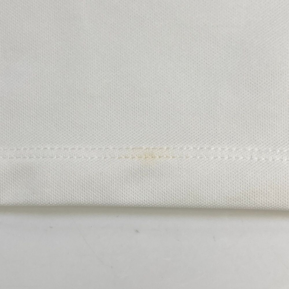 archivio アルチビオ ホワイト ノースリーブ シャツ フリル付きウエア archivio 【新品】アルチビオ ノースリーブシャツ 白 ストライプ