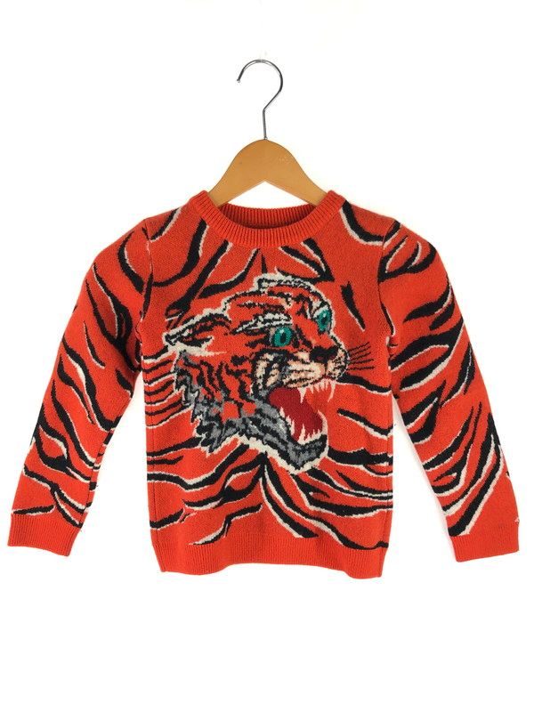 キッズ GUCCI グッチ TIGER SWEATER タイガー セーター トップス ニット 183-240901-mo-18-TAG