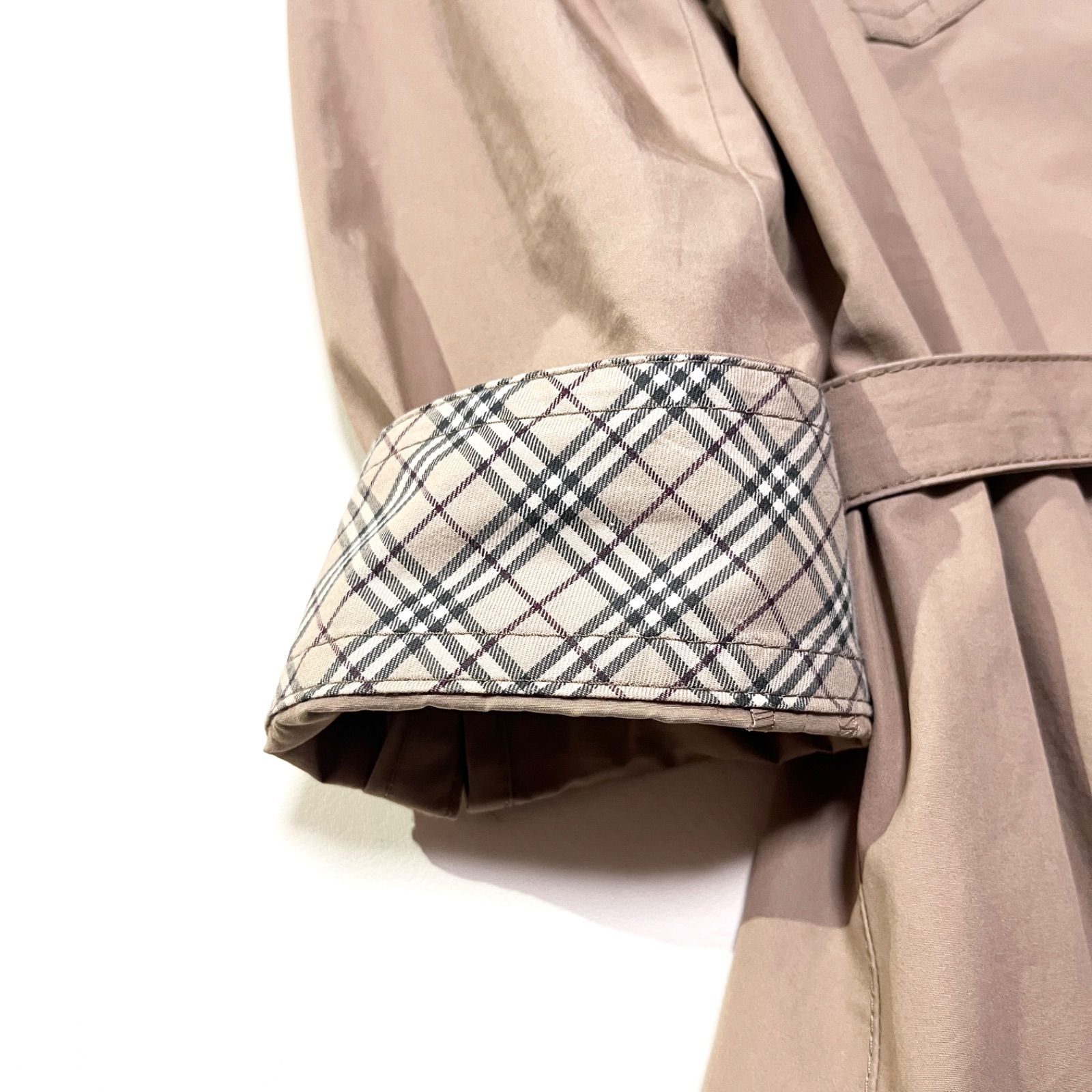 cg71 BURBERRY BLUE LABEL ノバチェック切り替えワンピース